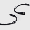 Leather bracelet charging cable for iphone