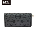 Geometric luminous wallet with handle PU leather