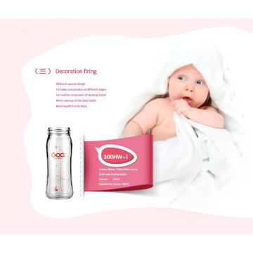 Hohe Borosilikatglas-Baby-Fütterungsflasche 60ml-240ml