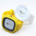 Montre de bande de caoutchouc de silicone Fashion