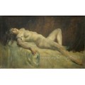 Portrait Nude Frauen Ölgemälde für Home Decortaive Ebf-039