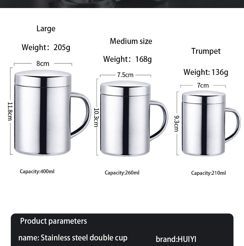 304 Stainless Steel Mug