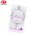 New Design Luxury Clothing Paper Label Tag
