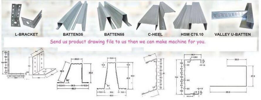 Metal And Galvanized Omega Roll Forming Machine