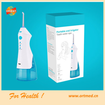 Electric oral irrigator for pharmacy products