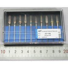 Kit de diamant fritté universel pour laboratoire dentaire