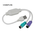 Conector PS2 a USB, cable, mouse, teclado