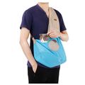 Travel soft sided pet bag carrier
