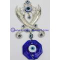 Turkish evil eye pendant cross swords machete wall home decoration