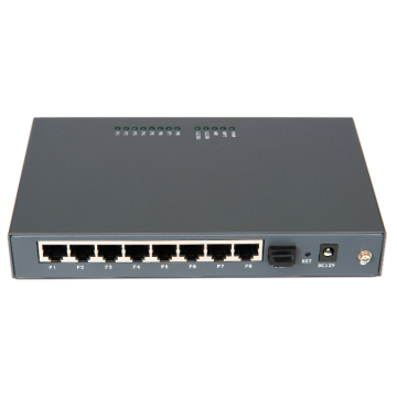 FTTB FTTX Industrial Epon 8 * 100m Poe Onu