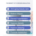 Generador H2 Home Respirat Máquina de oxihidrógeno Generador de oxígeno de hidrógeno 600 ml 900 ml Máquina de inhalación de hidrógeno