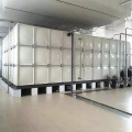 GRP panel type water tank with flanges