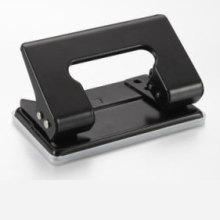 Black Steel Two Hole Punch