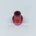 Precision Turned Red Anodized Aluminum Bike Parts