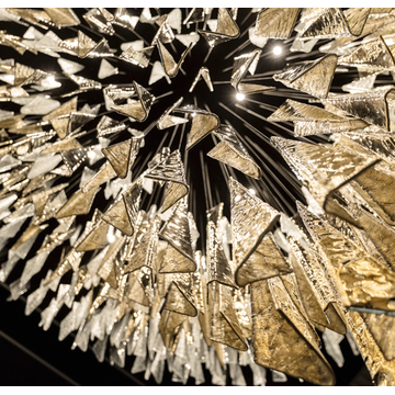 Large crystal chandelier for interior decoration