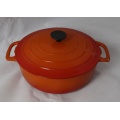 Enameled Cast Iron Casserole with Lid