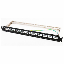 Leere Patch -Panel verwendet für STP -Keystone -Buchse