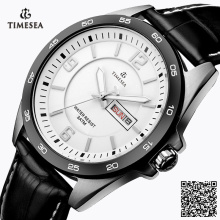 Moda hombre de acero inoxidable impermeable reloj de cuarzo reloj 72191