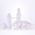 Wholesale opal white lotion bottle with white pump