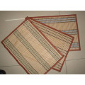 High Quality Cheap Handmade Natural Bamboo Rectangle Heat Insulation Placemat