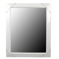 White Plastic Mirror Frame