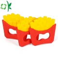 Jouet de dentition de chips de pommes de terre de silicone de jouets de bébé