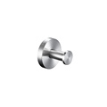 Moon robe hook brushed nickel