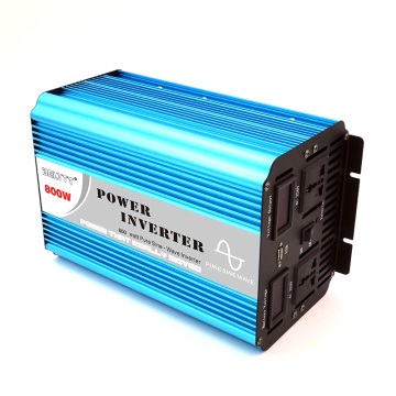 800W 12V/24VDC to 110V/220VAC Pure Sine Wave Inverter