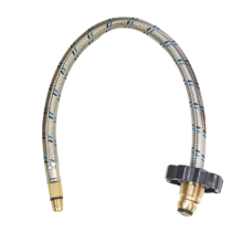 tubo flexível trançado de aço inoxidável com marca d&#39;água ACS CE certificado WRAS