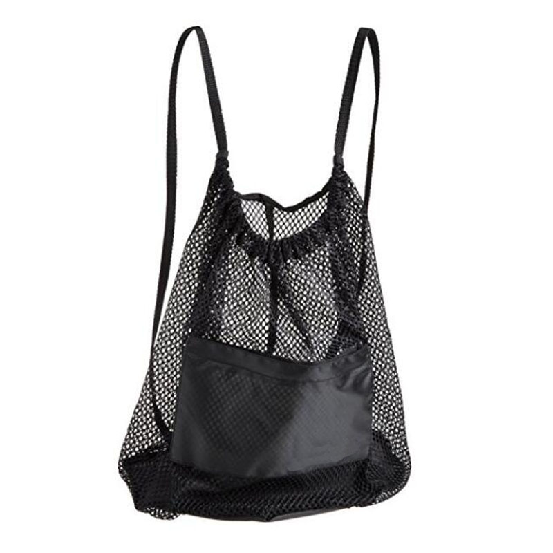 Black Mesh Backpack