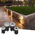 Led stainless steel recessed underground mini deck lights