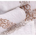 Lujo Canasin cara toallas 100% algodón bordado