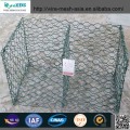 galvanized and PVC coated hexagonal mesh gabion box