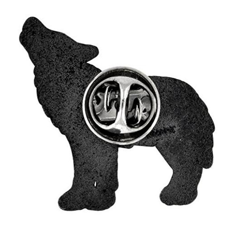 Wolf Enamel Lapel Pins