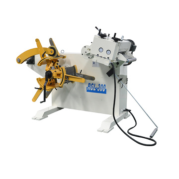 Combo decoiler straightener machine