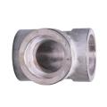 SS304 Cast Stainless Steel Thread Equal Tee