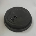 Disposable Paper Cup With Black Lid Coffee Cups