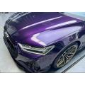 Pet Gloss Metallic Midnight Purple Car Wrapping Film