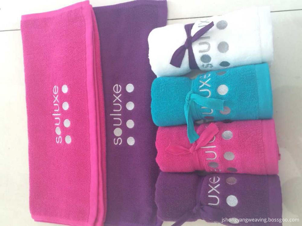 Mix Color Embroidery Towel