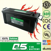 JIS Standard Maintenance Free Truck Battery with N120MF 12V120AH