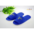 Blue Terry Slipper Open Toe Towel Slipper