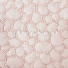 fashion velboa/polyester fabric with quilting