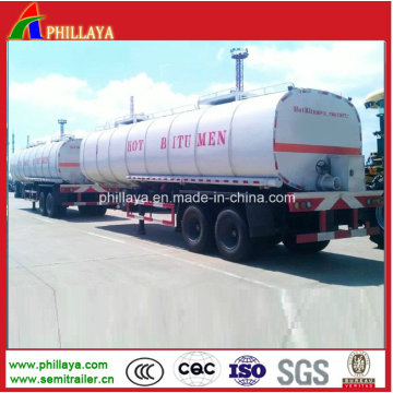 Cimc Heavy Duty 3 Axle Bitumen Asphalt Tank Truck Trailer