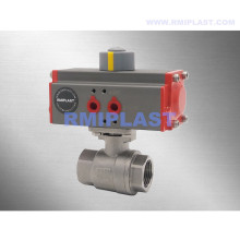 Stainless Steel Pneumatic Ball Valve Thread End