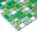 Verdes mosaicos de vidro arte Italty azulejos de parede