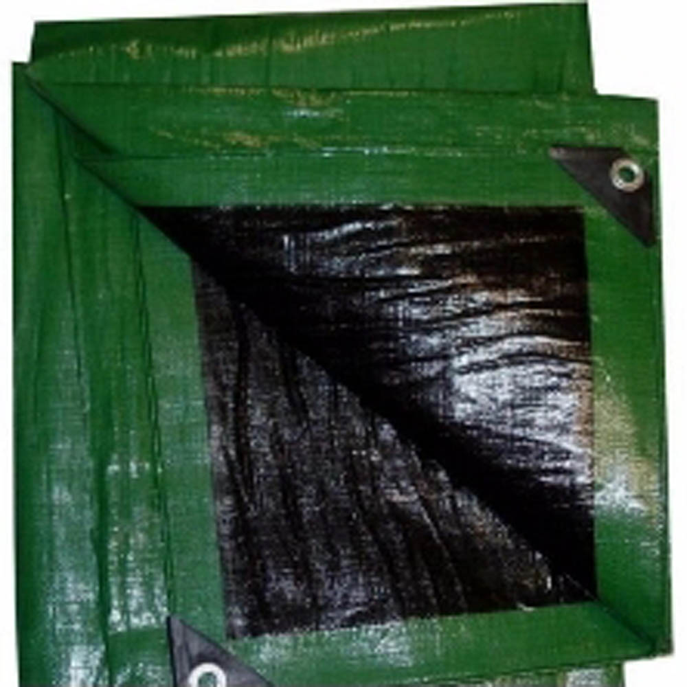 200gsm Green Black Tarpaulin With Rivet