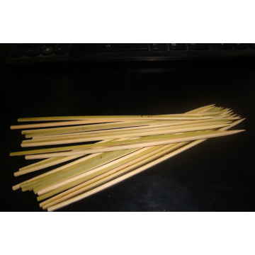 Whosale churrasco redondo bambu varas e espetos