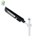 High quality ip65 outdoor Stamping iron 60w 100w 120w integrated all in one led solar street light