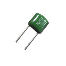 Topmay amarelo cor 104k100V Mylar Capacitor Cl11