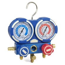 MG-2-R134a R410A Manifold Gauge Set HVAC refrigeration system auto air conditioner AC Charging R22 R12 R502 404 AC Gauge